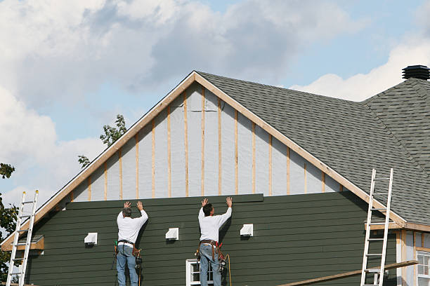 Professional Siding Replacement technician working in Pottstown, PA
